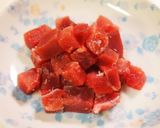わんこ飯♪猪肉のお雑煮〜関西風〜作り方1写真