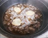 柔らか牛スジ煮込み(味噌仕立て)作り方3写真