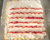 ビスキュイ生地で苺のロールケーキ作り方4写真