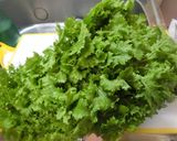 わさび菜とウィンナーの醤油マヨ和（あ）え作り方1写真