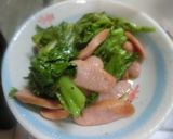 わさび菜とウィンナーの醤油マヨ和（あ）え作り方16写真
