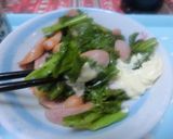 わさび菜とウィンナーの醤油マヨ和（あ）え作り方18写真