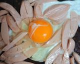 材料4つで簡単♫魚肉ソーセージの玉子炒め作り方2写真