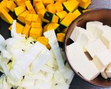 あさりとかぼちゃの煮物作り方1写真