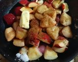 姫りんごのフルーツグラタン作り方1写真