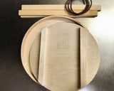 ます寿し容器リユース 押し寿司2種作り方1写真