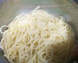 女子力飯！①チーズエッグ焼きミートパスタ作り方3写真