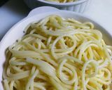 女子力飯！①チーズエッグ焼きミートパスタ作り方6写真