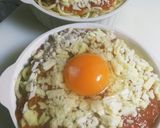 女子力飯！①チーズエッグ焼きミートパスタ作り方9写真