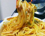 女子力飯！①チーズエッグ焼きミートパスタ作り方12写真