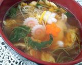 小松菜と豚肉のみぞれ雑煮作り方9写真
