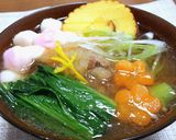 小松菜と豚肉のみぞれ雑煮作り方7写真