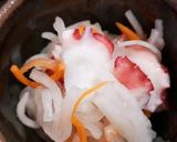 お食い初めメニュー③たこ入り紅白なます作り方5写真