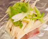 アメリカ★お魚ときのこの和風ホイル焼き作り方5写真