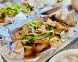 アメリカ★お魚ときのこの和風ホイル焼き作り方8写真