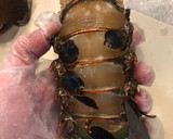 お父さんが伊勢海老のお刺身を作ったよ作り方4写真