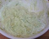 クリーミーな✨グリーンお好み焼き作り方2写真