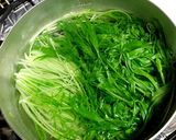 水菜の酢味噌和え作り方1写真