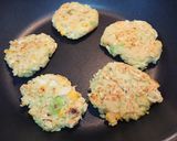 クリーミーな✨グリーンお好み焼き作り方6写真