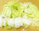 牛肉白菜焼き豆腐白葱で！すき焼き風肉豆腐作り方3写真
