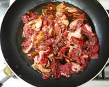 牛肉白菜焼き豆腐白葱で！すき焼き風肉豆腐作り方4写真