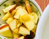 天板で簡単&少量分☆りんごのケーキ作り方1写真