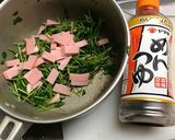簡単豆苗とハムのおひたし作り方3写真