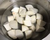 鶏団子入り具沢山お雑煮作り方2写真