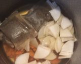 鶏団子入り具沢山お雑煮作り方3写真