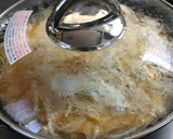 簡単♪美味♪豆腐もやし長ねぎの卵とじ作り方4写真