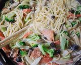 コク旨！鮭とブロッコリーのクリームパスタ作り方14写真