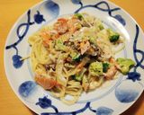 コク旨！鮭とブロッコリーのクリームパスタ作り方15写真