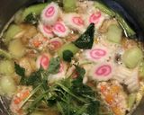 鶏団子入り具沢山お雑煮作り方6写真