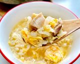 鶏と玉子でこりゃ旨い♡親子雑炊作り方6写真