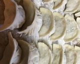 娘のための、皮から手作りもっちり餃子作り方8写真