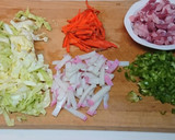 和風な✨野菜炒め五目炒飯作り方1写真