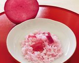 赤大根の皮のお漬け物＊紅くるり作り方5写真