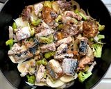 鯖の水煮とトマトの重ね煮作り方4写真