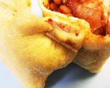 納豆キムチの油揚げ焼き作り方2写真