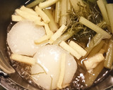 ふきと大根と揚げ煮物作り方2写真