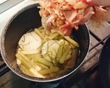 ふきと大根と揚げ煮物作り方3写真