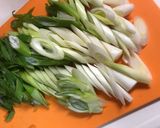 ネギと舞茸のゴマポン和え作り方1写真