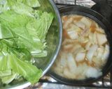 白菜のにんにく味噌鍋♪簡単豚肉で作り方8写真