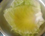 ミニバーグの薄包み式ロールキャベツ作り方5写真