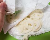 水菜とレンコンのシャキうまサラダ作り方1写真