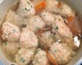 食べすぎリセット。ふわふわ鶏団子汁作り方5写真