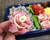 ☆お弁当に！ハムとチーズのお花♪作り方4写真