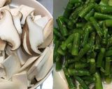 鶏肉とエリンギのわさび炒め作り方1写真