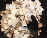 鶏肉とエリンギのわさび炒め作り方4写真