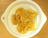 かんぴょう・竹串なしで＊餅入り巾着の煮物作り方5写真